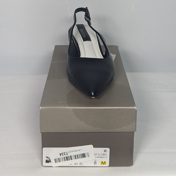 NEW Franco Sarto Womens Slingback Pump Sz 8 black - Picture 4 of 4